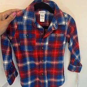 Flannel button up